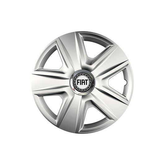 Set 4 capace roti Cu Inel Cromat Esprit R16 Compatibil Cu Fiat