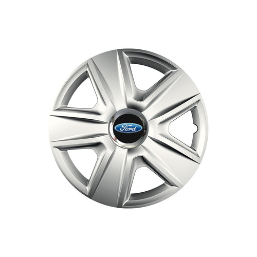 Set 4 capace roti Cu Inel Cromat Esprit R16 Compatibil Cu Ford