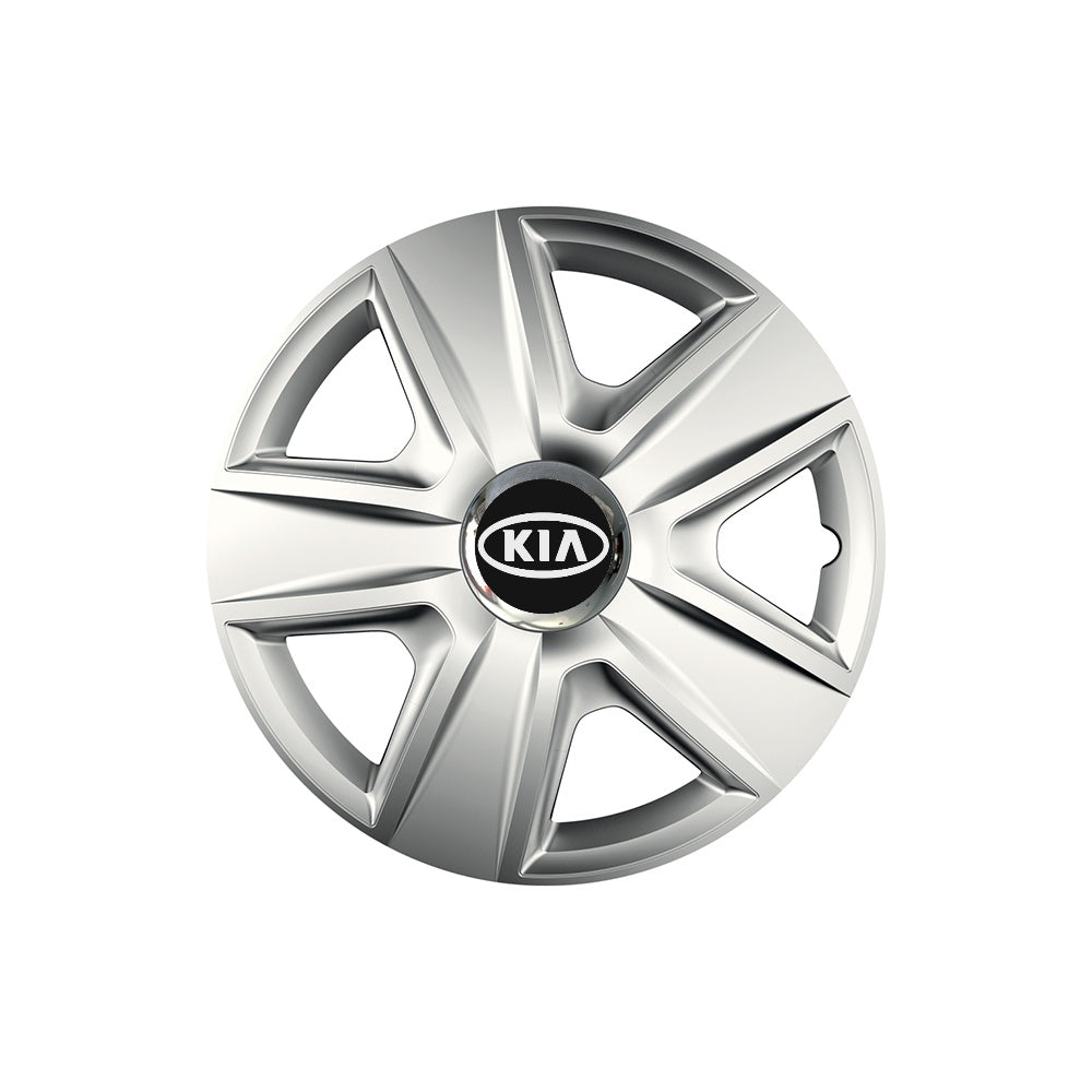 Set 4 capace roti Cu Inel Cromat Esprit R16 pentru gama auto Kia