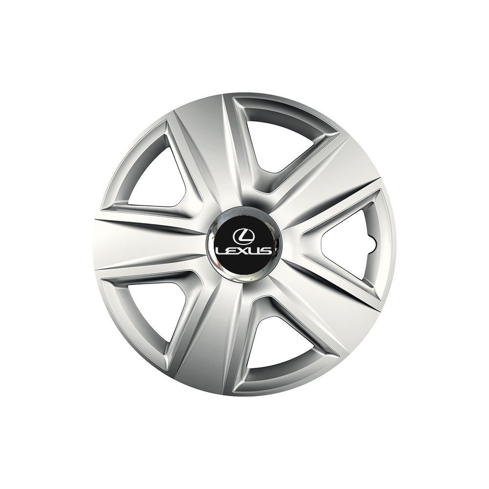 Комплект 4 таса с хромиран ринг Esprit R16, съвместими с Lexus