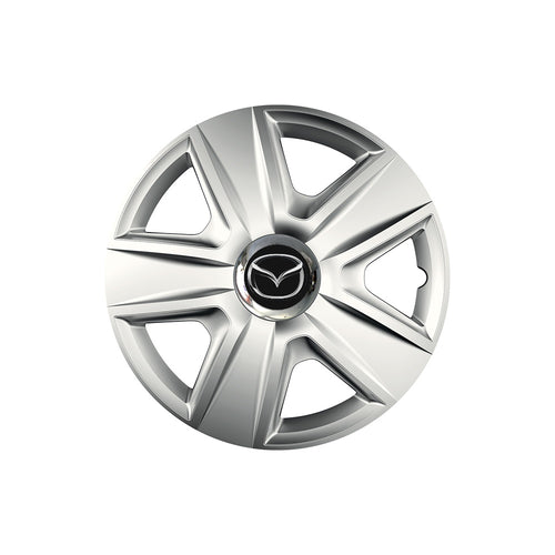 Set 4 capace roti Cu Inel Cromat Esprit R16 Compatibil Cu Mazda