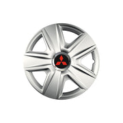 Set 4 capace roti Cu Inel Cromat Esprit R16 Compatibil Cu Mitsubisi