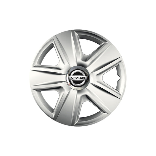 Set 4 capace roti Cu Inel Cromat Esprit R16 Compatibil Cu Nissan