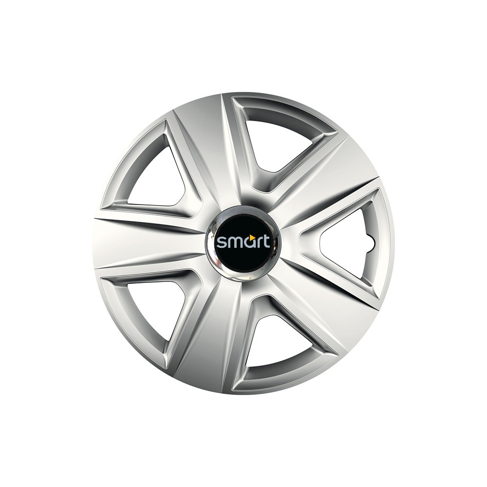 Set 4 capace roti Cu Inel Cromat Esprit R16 Compatibil Cu Smart