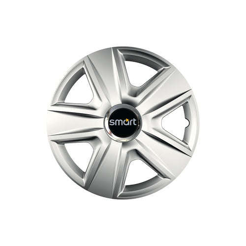 Set 4 capace roti Cu Inel Cromat Esprit R16 Compatibil Cu Smart