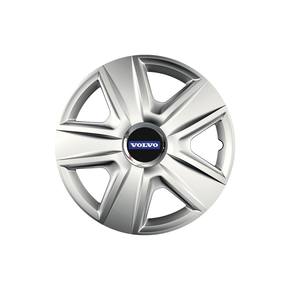 Set 4 capace roti Cu Inel Cromat Esprit R16 Compatibil Cu Volvo