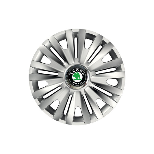 4 db-os krómozott dísztárcsa Royal R14 Skoda kompatibilis