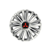 Set 4 capace roti Cu Inel Cromat Royal R16 Compatibil Cu Mitsubisi