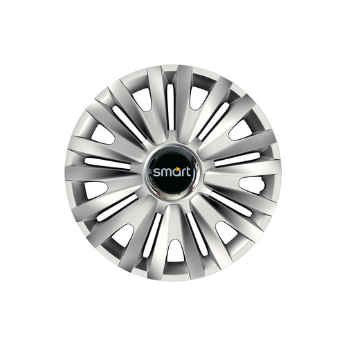 Set 4 capace roti Cu Inel Cromat Royal R16 Compatibil Cu Smart