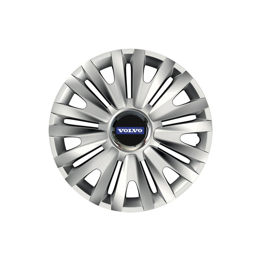 Set 4 capace roti Cu Inel Cromat Royal R16 Compatibil Cu Volvo