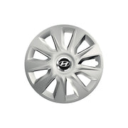 Set 4 capace roti Cu Inel Cromat Stratos R14 Compatibil Cu Hyundai