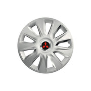 Set 4 capace roti Cu Inel Cromat Stratos R16 Compatibil Cu Mitsubisi