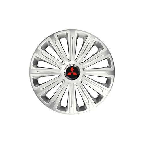 Комплект 4 таса за гуми с хромиран ринг Trend R14, съвместими с Mitsubishi