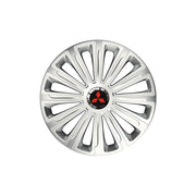 Set 4 capace roti Cu Inel Cromat Trend R14 Compatibil Cu Mitsubisi