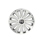 Set 4 capace roti Cu Inel Cromat Trend R14 Compatibil Cu Nissan