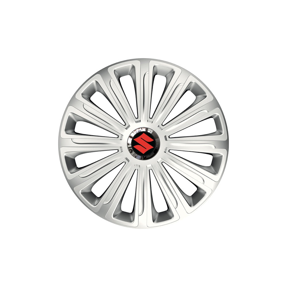 Set 4 capace roti Cu Inel Cromat Trend R14 pentru gama auto Suzuki