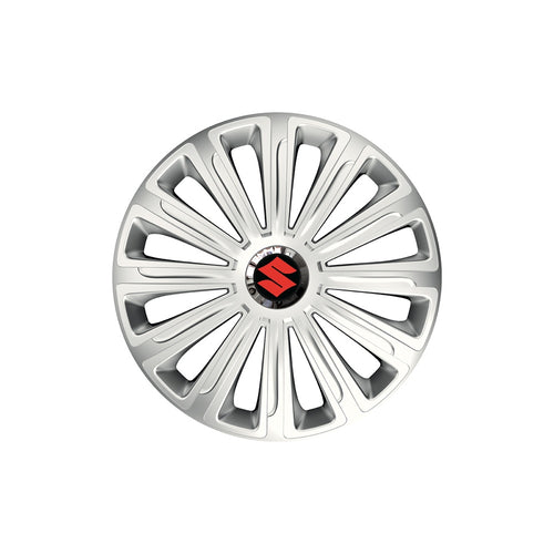 Set 4 capace roti Cu Inel Cromat Trend R14 Compatibil Cu Suzuki