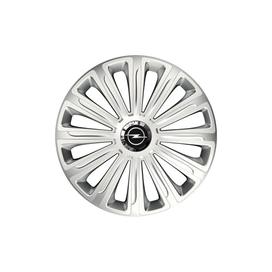 Set 4 capace roti Cu Inel Cromat Trend R15 Compatibil Cu Opel