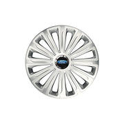 Set 4 capace roti Cu Inel Cromat Trend R16 Compatibil Cu Ford