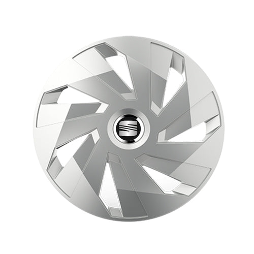 Set 4 capace roti Cu Inel Cromat Vector R14 Compatibil Cu Seat