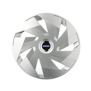 Set 4 capace roti Cu Inel Cromat Vector R14 Compatibil Cu Volvo