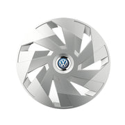 Set 4 capace roti Cu Inel Cromat Vector R14 Compatibil Cu Volkswagen