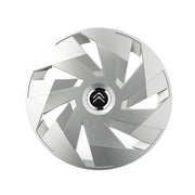 Set 4 capace roti Cu Inel Cromat Vector R15 Compatibil Cu Citroen