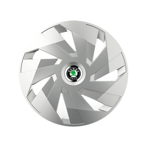 Комплект 4 таса с хромиран ринг Vector R15 съвместими със Skoda