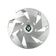 Set 4 capace roti Cu Inel Cromat Vector R16 Compatibil Cu Skoda