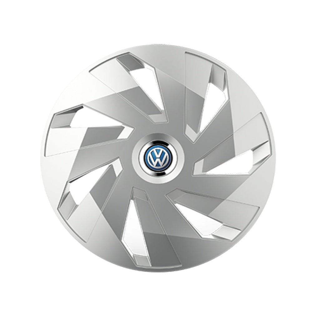 Комплект 4 таса Vector R16 с хромиран ринг, съвместими с Volkswagen