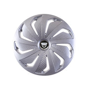 Set 4 capace roti Cu Inel Cromat Wind R16 Compatibil Cu Dacia