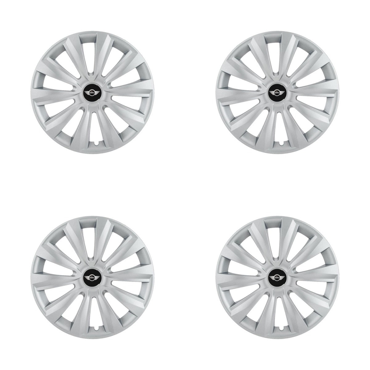 Set 4 capace roti 15 inchi (R15) Delta Gri, Compatibile Cu Mini Cooper