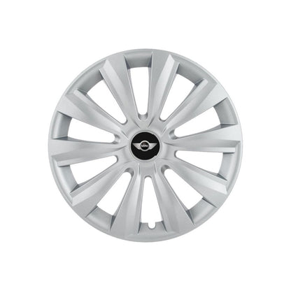 Set 4 capace roti 15 inchi (R15) Delta Gri, Compatibile Cu Mini Cooper