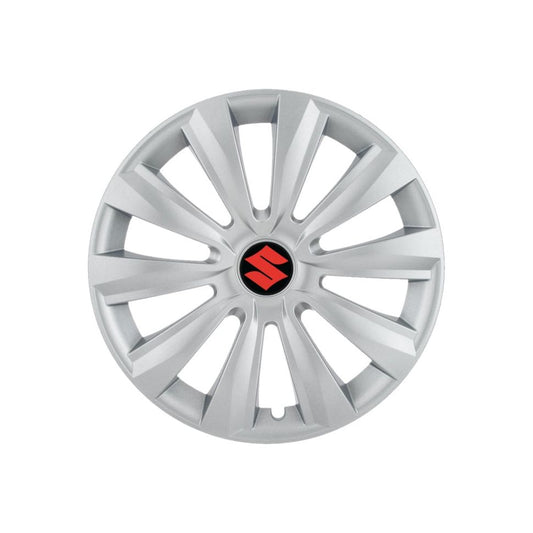 Set 4 capace roti 15 inchi (R15) Delta Gri, Compatibile Cu Suzuki