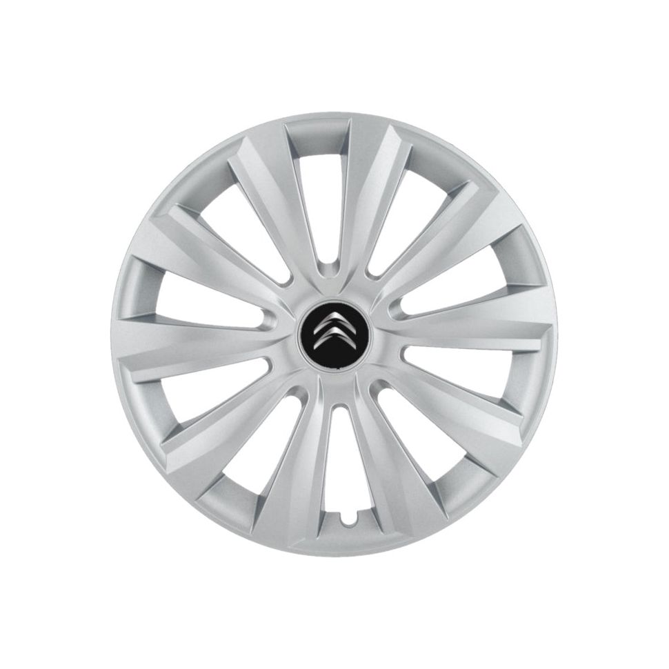 Set 4 capace roti 15 inchi (R15) Delta Gri, Compatibile cu Citroen