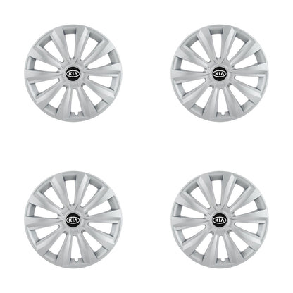 Set 4 capace roti 15 inchi (R15) Delta Gri, Compatibile cu Kia
