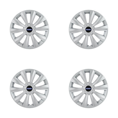 Set 4 capace roti 15 inchi (R15) Delta Gri, Compatibile cu Volvo