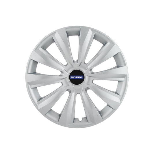 Set 4 capace roti 15 inchi (R15) Delta Gri, Compatibile cu Volvo