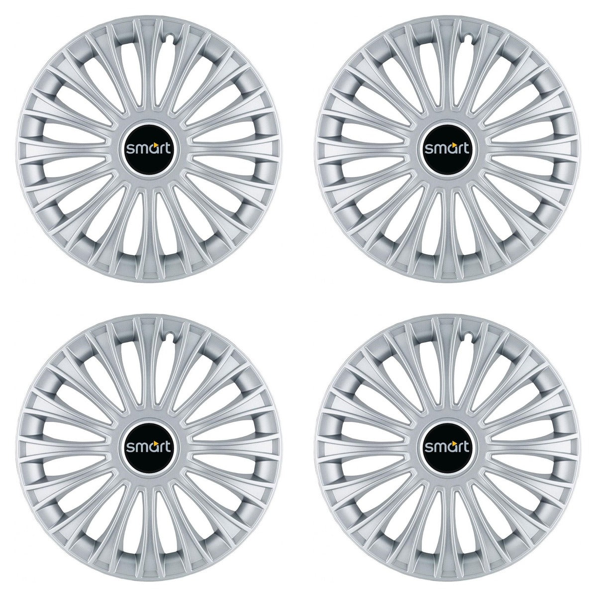 Set 4 Capace Roti 15 inchi (R15) Dino Gri, Compatibile cuSmart