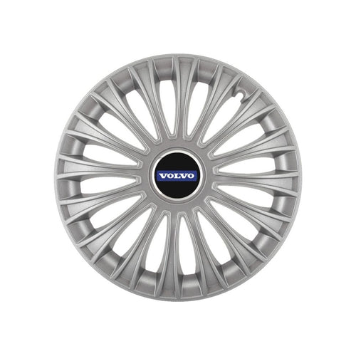 Set 4 Capace Roti 15 inchi (R15) Dino Gri, Compatibile cuVolvo