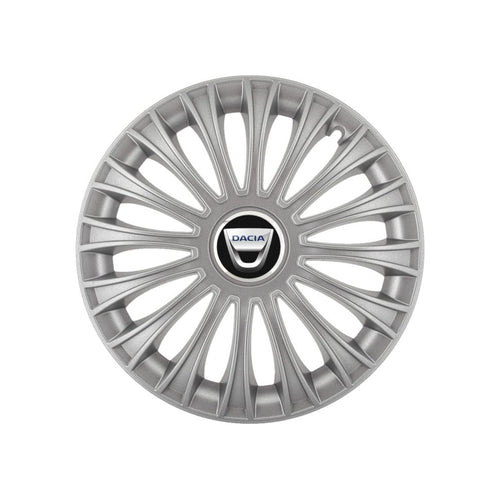 Set 4 capace roti 16 inchi (R16) Dino Gri, Compatibile cu Dacia