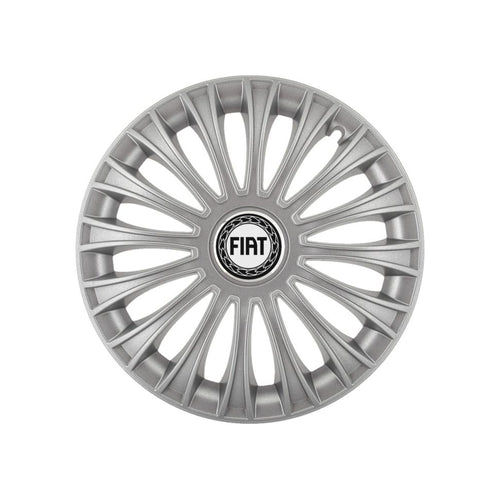 Set 4 capace roti 16 inchi (R16) Dino Gri, Compatibile cu Fiat