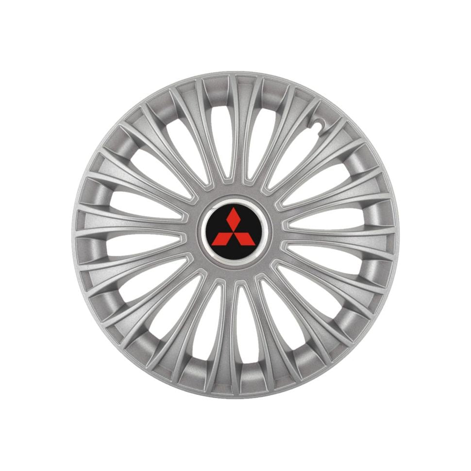 Set 4 capace roti Dino cromat R16 pentru gama auto Mitsubishi