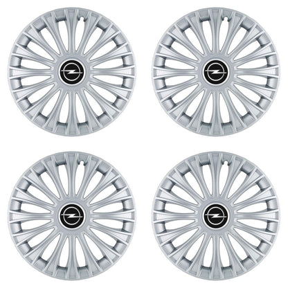 Set 4 capace roti 16 inchi (R16) Dino Gri, Compatibile cu Opel