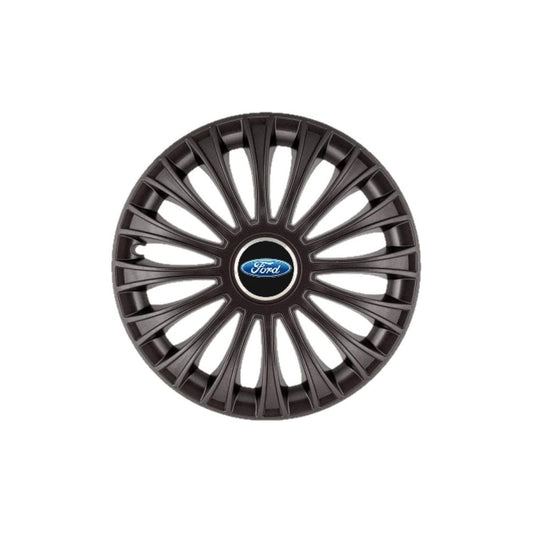 Set 4 Capace Roti 15 inchi (R15) Dino Negru, Compatibile cu Ford