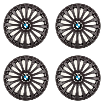 Set 4 capace roti 16 inchi (R16) Dino Negru, Compatibil Cu BMW