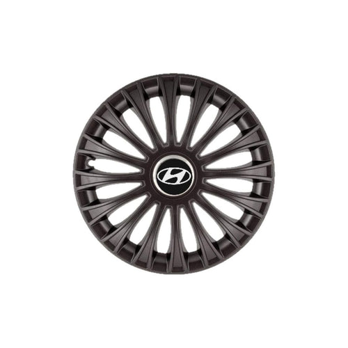 Set 4 capace roti 16 inchi (R16) Dino Negru, Compatibil Cu Hyundai