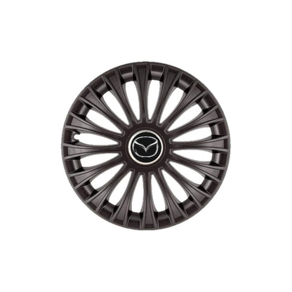 Set 4 capace roti 16 inchi (R16) Dino Negru, Compatibil Cu Mazda