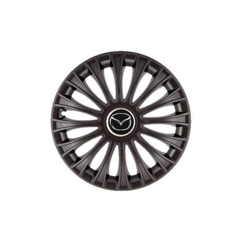 Set 4 capace roti 16 inchi (R16) Dino Negru, Compatibil Cu Mazda