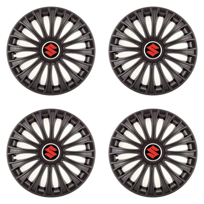 Set 4 capace roti 16 inchi (R16) Dino Negru, Compatibil Cu Suzuki